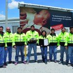 Ing. Tomas Chaparro Díaz, Gerente de Seguridad y Salud Ocupacional, con su equipo.