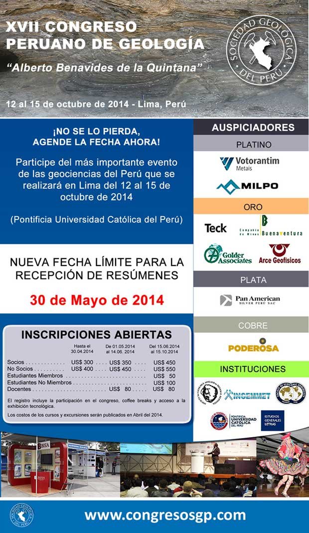 XVII Congreso Peruano de Geología