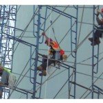 La columna de la seguridad en la construcción