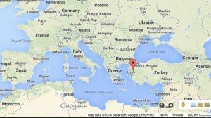 Mapa de mina de turquía