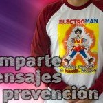 «Electroman no se salva»: camisetas sobre riesgos eléctricos
