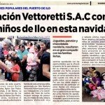 Corporación Vettoretti es reconocido por el ministerio del Interior por su continuo apoyo social