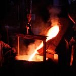 peligros de trabajar en una fundición