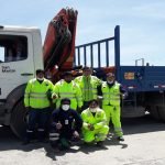ISEM entrena y certifica operadores y riggers de grúa de brazo articulado
