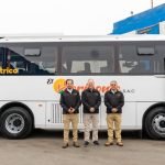 Bus eléctrico llega a Minera Poderosa para transporte de personal