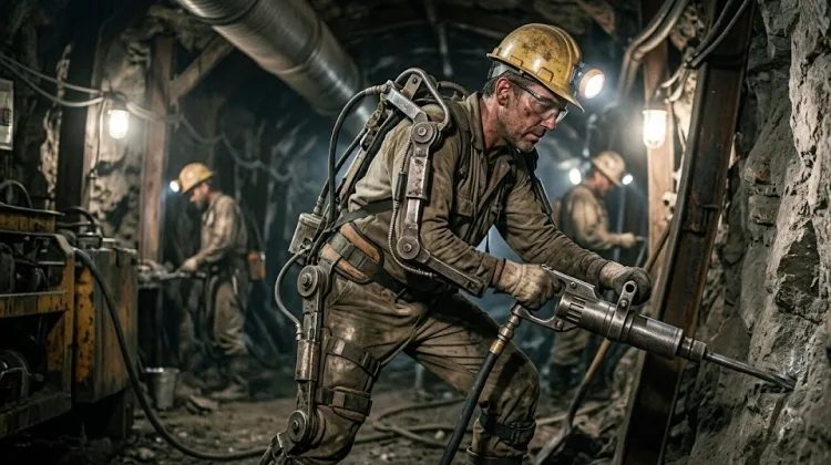 Exoesqueletos industriales tecnología emergente para reducir la carga física en minería